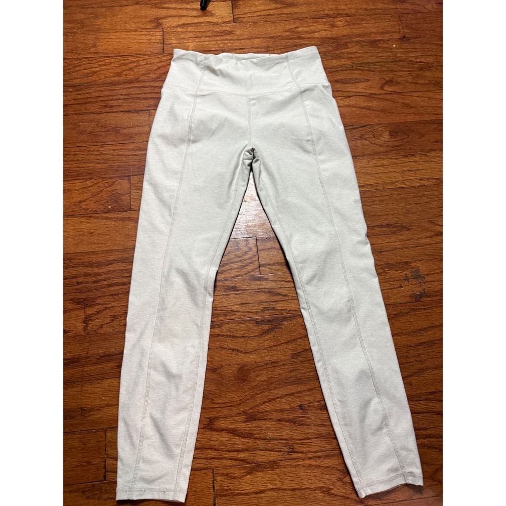 Varley Hayden Cropped Leggings oatmeal color womens size small